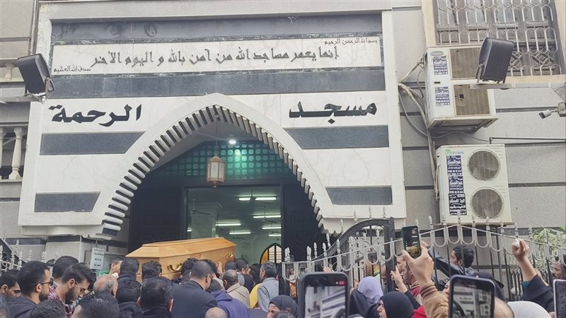 لحظة وصول الجثمان،