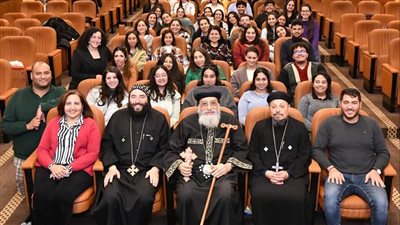 البابا تواضروس الثاني يلتقي مجموعة خدمية من النمسا