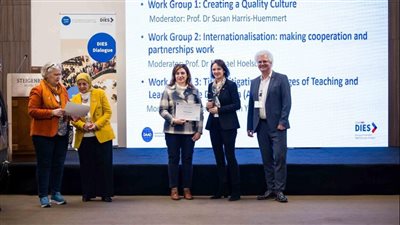 تفاصيل مشاركة جامعة المنصورة الجديدة مع منظمة تبادل العلماء الألمانية DAAD في برنامج الحوار