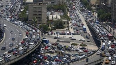 حالة الطرق اليوم، أحجام مرورية في شارعي الهرم والتحرير وكوبري 6 أكتوبر 