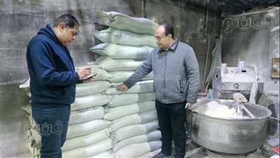 حملات تموينية مكثفة على المخابز بالدقهلية 