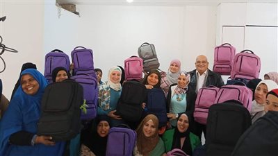 الفيوم تنظم تدريبا للسيدات المستفيدات من تكافل وكرامة على صناعة الشنط 