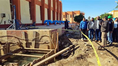 رئيس مياه سوهاج يتفقد سير العمل بالمحطات