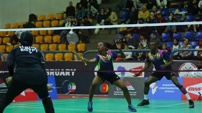 الريشة الطائرة، تأهل أدهم حاتم وضحى هاني لنهائي بطولة أفريقيا 