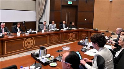 مساعد أول رئيس الوزراء تبحث فرص التعاون مع مسئولى وفد الاتحاد الأوروبي 