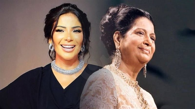 كوكب الشرق ومنى زكي،