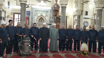 استعدادًا لشهر رمضان، انطلاق حملة النظافة بمساجد الجمهورية (صور) 