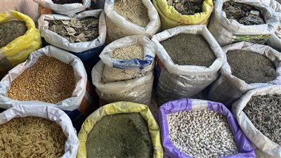 اللوبيا بـ 100 جنيه والفول 55 جنيها، أسعار البقوليات اليوم بمحافظة البحيرة (صور)