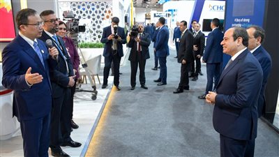 12 صورة ترصد افتتاح وتفقد السيسي مؤتمر ومعرض إيجبس 2024