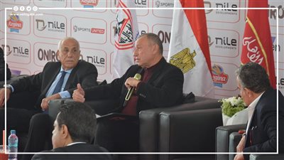 لنبذ التعصب بين جماهير الناديين.. جلسة تاريخية بين مجلسي الأهلي والزمالك في ميت عقبة (فيديو جراف)