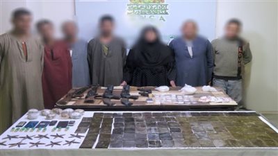 القضاء على بؤرة إجرامية لتجارة المخدرات بـ 3.5 مليون جنيه بأسيوط