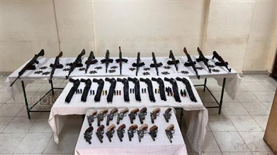 خلال 24 ساعة.. ضبط 282 سلاحا ناريا وتنفيذ 86 ألف حكم قضائى 