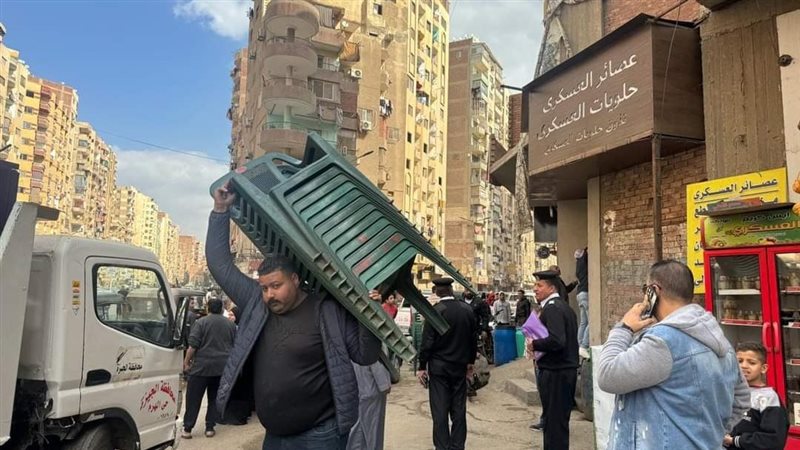 حملة إشغالات بالجيزة؛