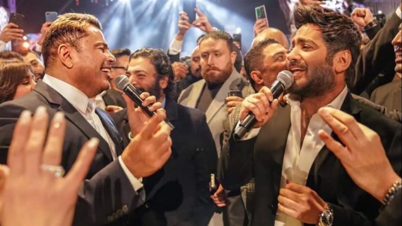 عمرو دياب وتامر حسني،