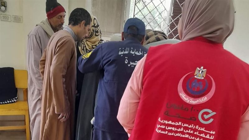 جانب من القافلة السكانية