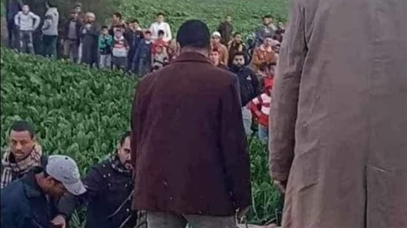 لحظة العثور على الجثمان،