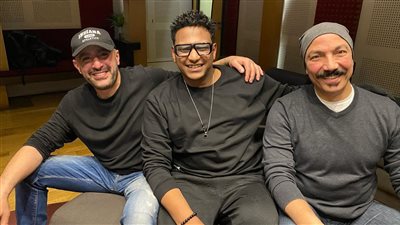 مسلسلات رمضان 2024، السقا وطارق لطفي في الأستديو من أجل العتاولة (صور)