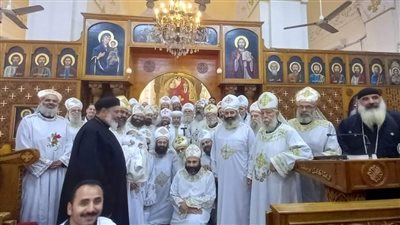 الأنبا صليب يترأس اجتماع كهنة إيبارشية ميت غمر