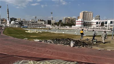 الزمالك يكثف الإصلاحات في ملعب النادي (فيديو وصور)