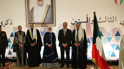وزير العمل يشارك السفارة الكويتية بالقاهرة احتفالها بالعيد الوطنى (صور)
