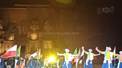 في ليلة تعامد الشمس، ختام مهرجان الثقافة والفنون بمعبدي أبوسمبل (صور)