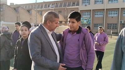 وكيل تعليم دمياط يتفقد مدرستي اللغات الجديدة والإمام العادل 