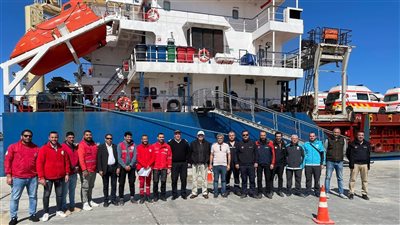 وصول سفينة تركية لميناء العريش تحمل 2300 طن من المساعدات الإغاثية لغزة