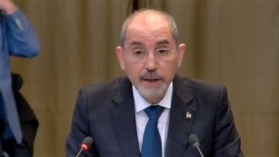 وزير الخارجية الأردني: ما يحدث في غزة جريمة حرب
