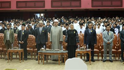 بحضور قيادات المشيخة، حفل استقبال خاص للطلاب الإندونيسيين الدارسين في الأزهر (صور) 