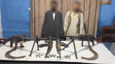 ضبط عنصرين إجراميين بحوزتهما أسلحة نارية وذخائر فى أسوان