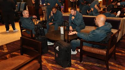 دوري أبطال أفريقيا، بعثة الأهلى تصل مطار أكرا (فيديو)