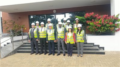 خلال زيارته رواندا، كامل الوزير في جولة تفقدية لمشروع محطة 