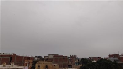 سقوط أمطار وغيوم كثيفة تغطي سماء أسيوط (فيديو) 