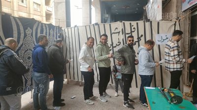  توافد المئات على لجان انتخابات المهندسين في بورسعيد (صور) 
