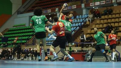 رجال يد الأهلى يفوز على سبورتنج في الدوري