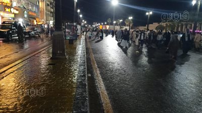 أمطار شديدة تضرب محافظة الأقصر (فيديو)