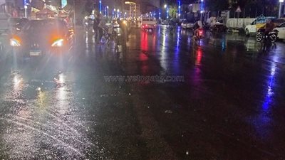 ما بين خفيفة ومتوسطة، استمرار تساقط الأمطار بالوادي الجديد (فيديو)