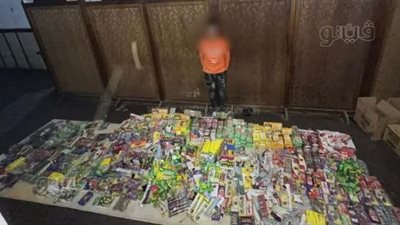ضبط 15774 قطعة ألعاب نارية خلال حملة على المحال في الدقهلية 