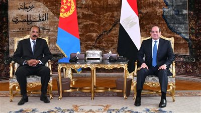 السيسي ونظيره الإريتري يؤكدان أهمية العمل المشترك للتوصل إلى حلول للأزمة السودانية