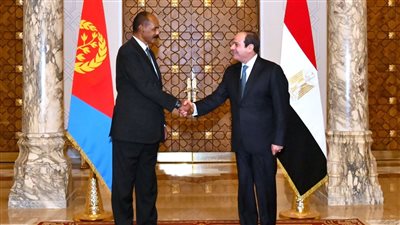  6 صور ترصد زيارة رئيس إريتريا لقصر الاتحادية ولقاء السيسي