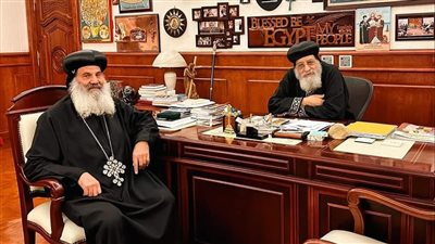 البابا تواضروس يتلقى تقريرا عن الخدمة في إيبارشية تورينو وروما