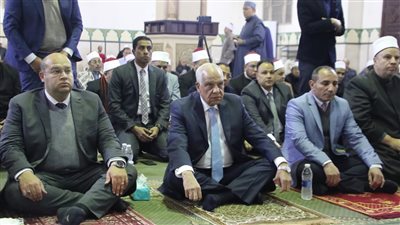 محافظ الجيزة يشهد احتفالية النصف من شعبان بمسجد المغفرة بالعجوزة (صور)