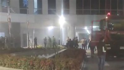 حريق بمجمع السويس الطبي دون وقوع إصابات 