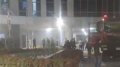 عودة العمل بمجمع السويس الطبي عقب حريق بقسم الطوارئ 