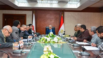 محافظ سوهاج يبحث الموقف التنفيذي لمشروع خط طرد الصرف الصحي بالمنشاة