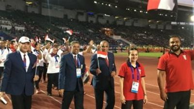الثلاثاء، مقدمة بعثة مصر في دورة الألعاب الأفريقية تسافر إلى أكرا 