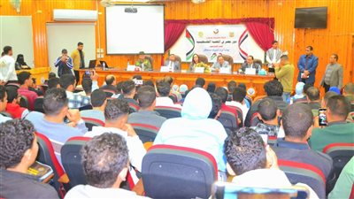 ندوة تثقيفية عن دور مصر فى دعم القضية الفلسطينية بكلية الشريعة والقانون بدمنهور