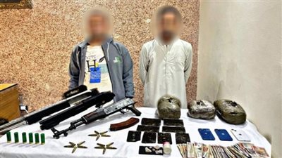سقوط 12 عنصرا إجراميا بحوزتهم مخدرات وأسلحة نارية فى المحافظات (صور)