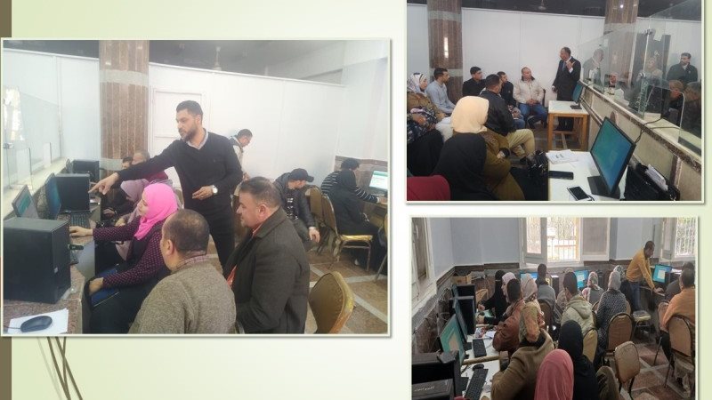 تدريب للعاملين بالمراكز