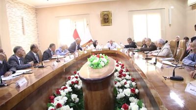 محافظ الوادي الجديد يترأس اجتماع صناديق الخدمة والأراضي والإسكان